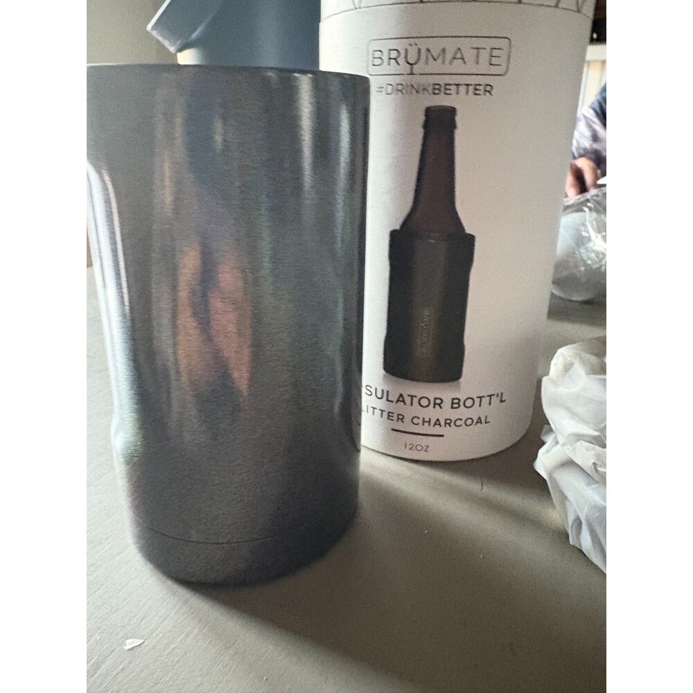 Brumate Hopsulator Bott'e in Glitter Charcoal - Brand New